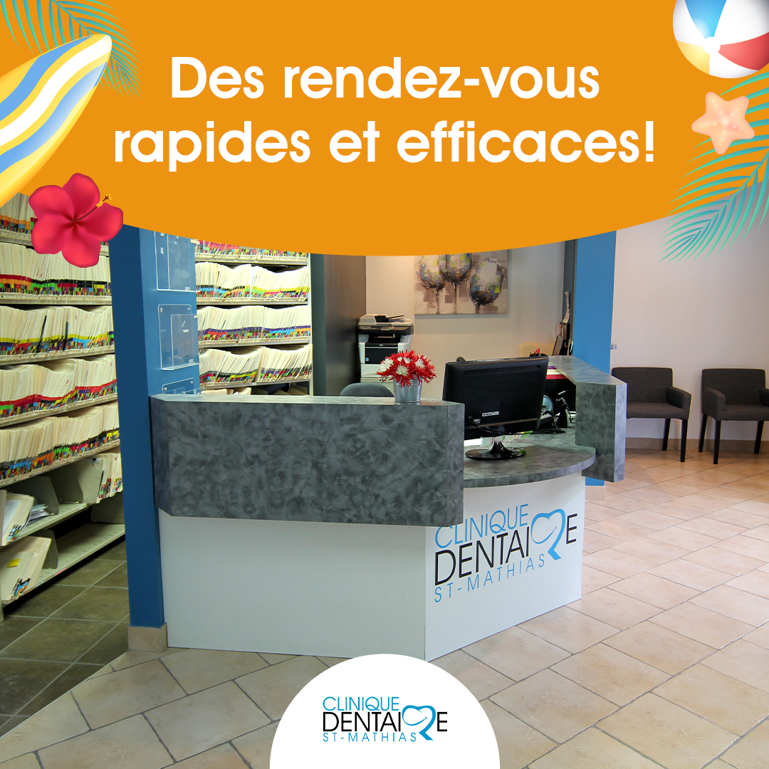 Clinique Dentaire St-Mathias Facebook ad from Jun 7, 2026