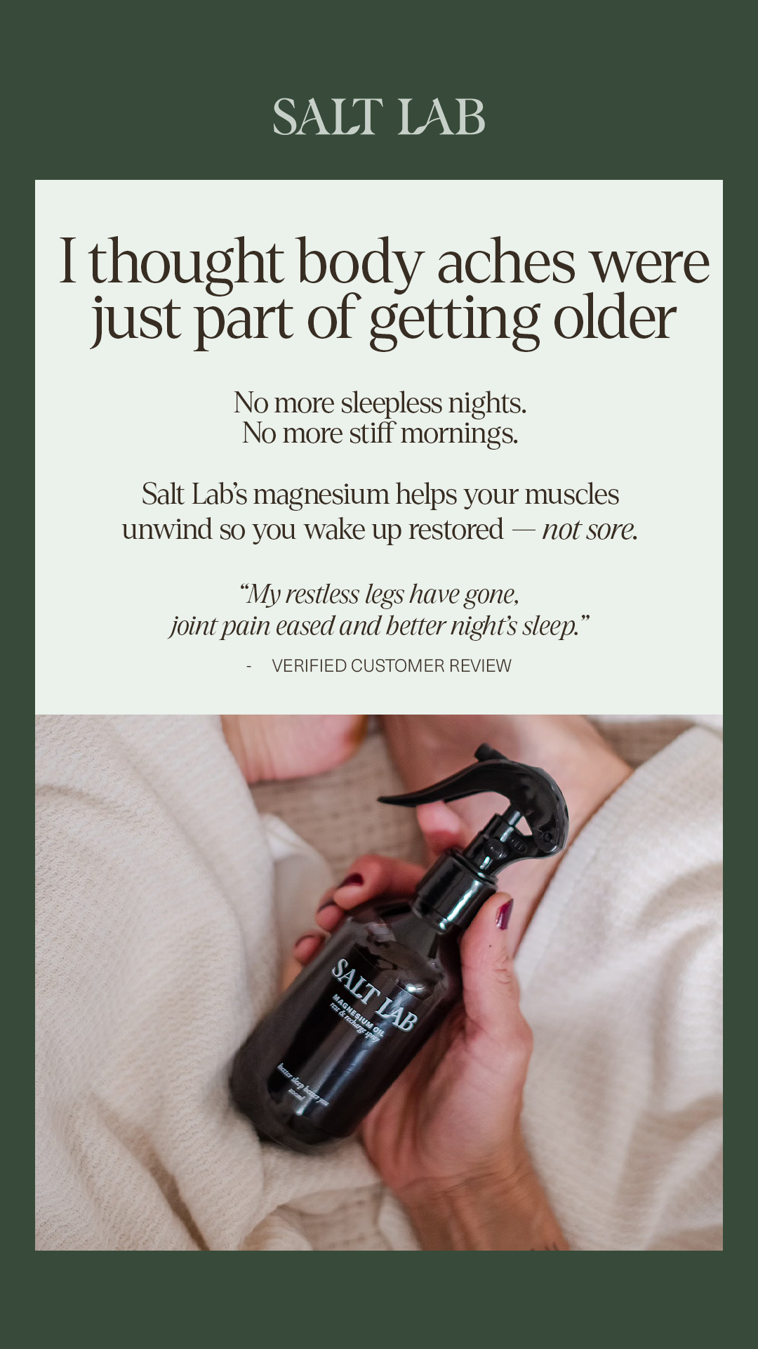 Salt Lab Facebook ad
