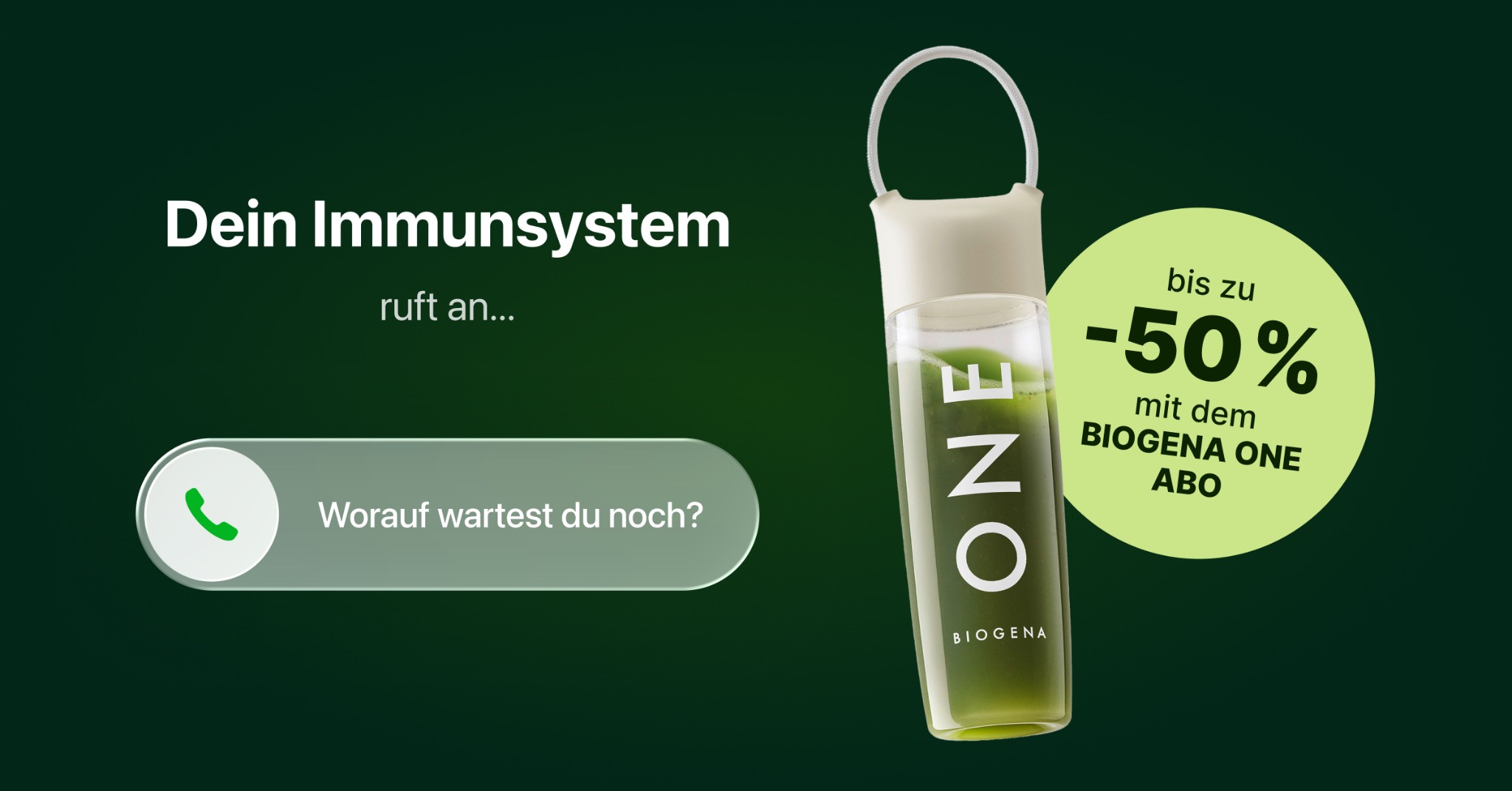 BIOGENA ONE Facebook ad