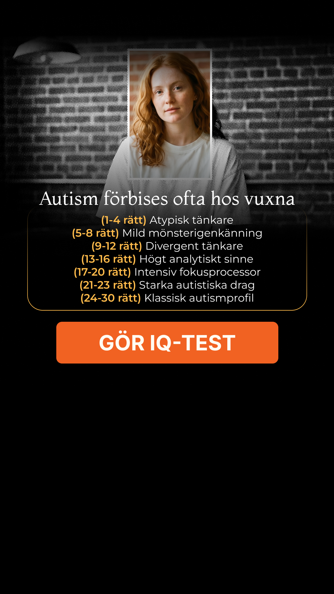 My IQ Facebook ad