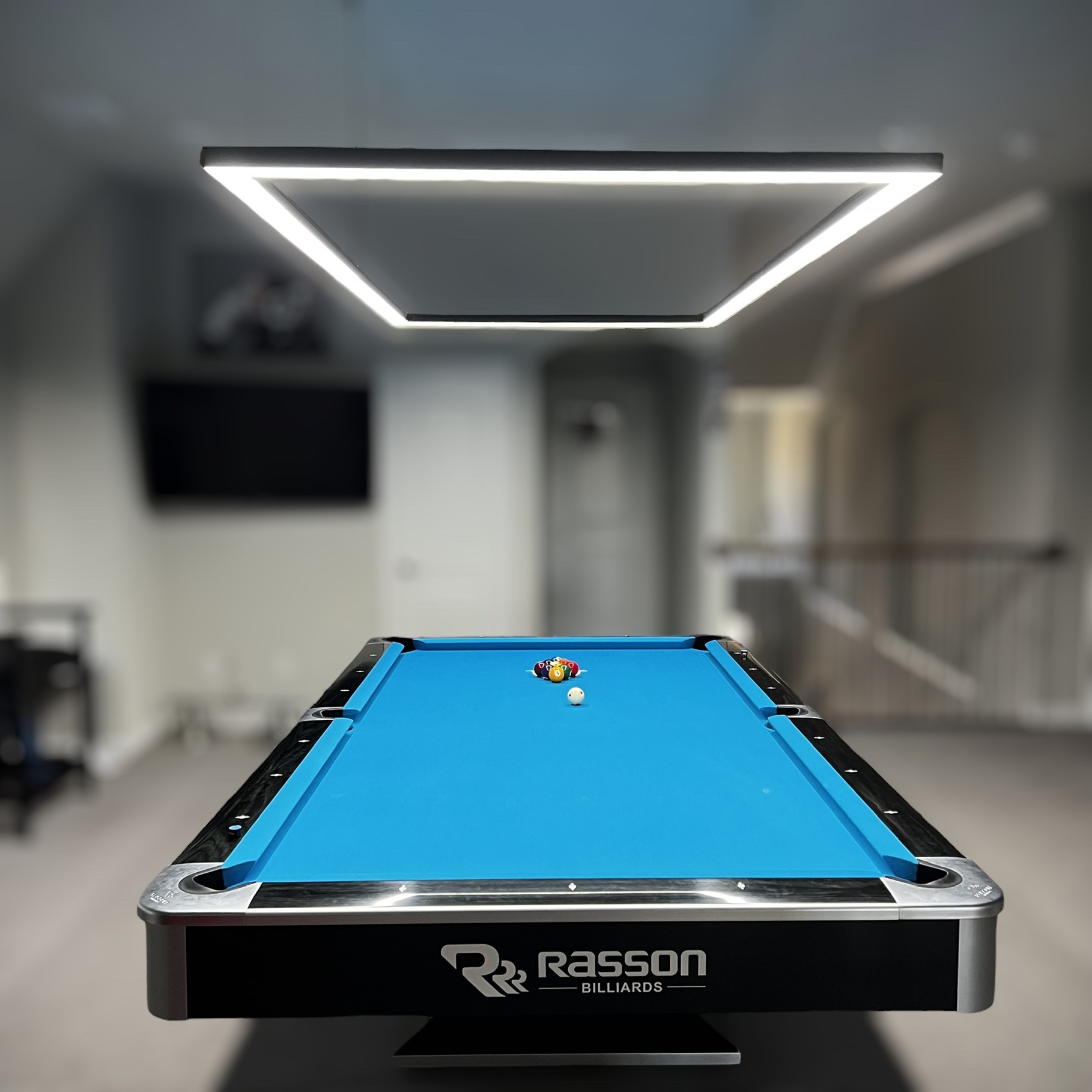Perimeter Billiard Lights Facebook ad: Modern Billiard Lighting