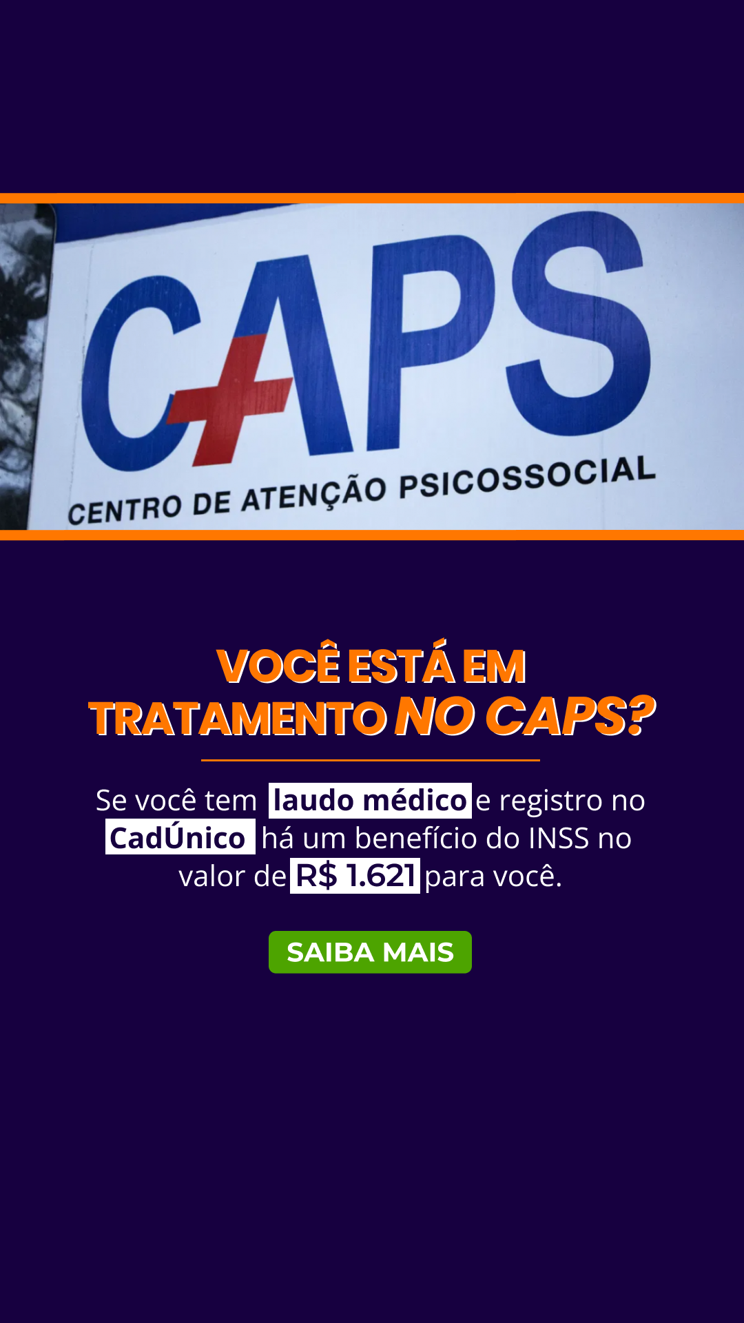 Vinicius Rodrigues Benefícios INSS Facebook ad