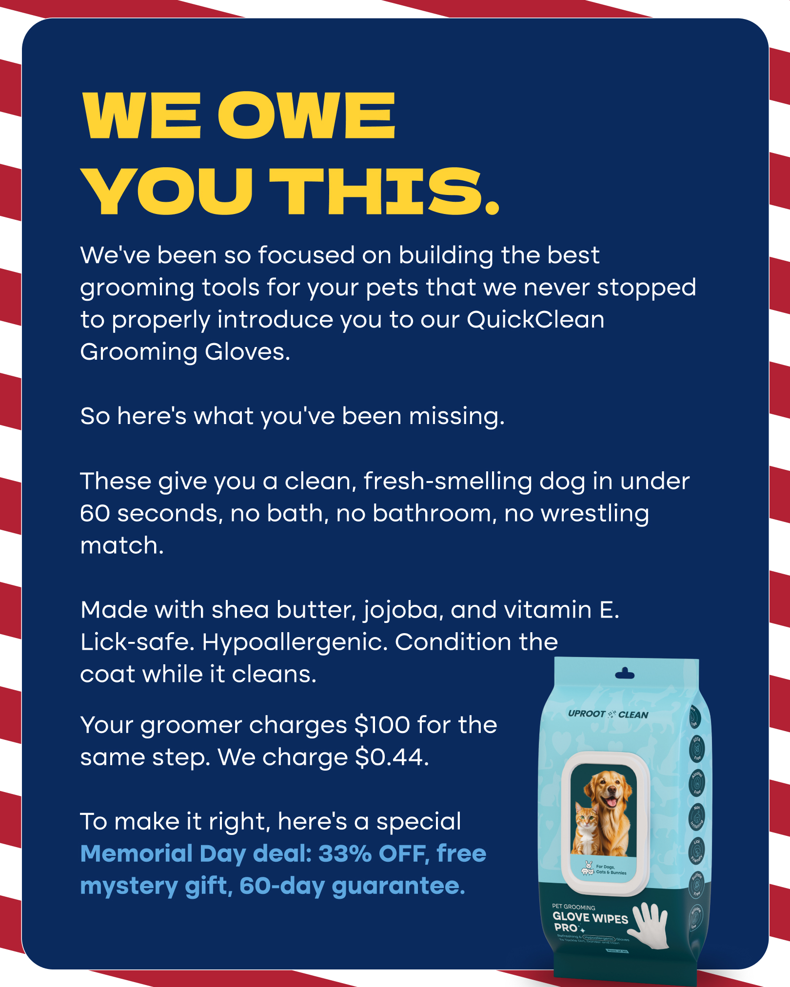 Uproot Clean Facebook ad