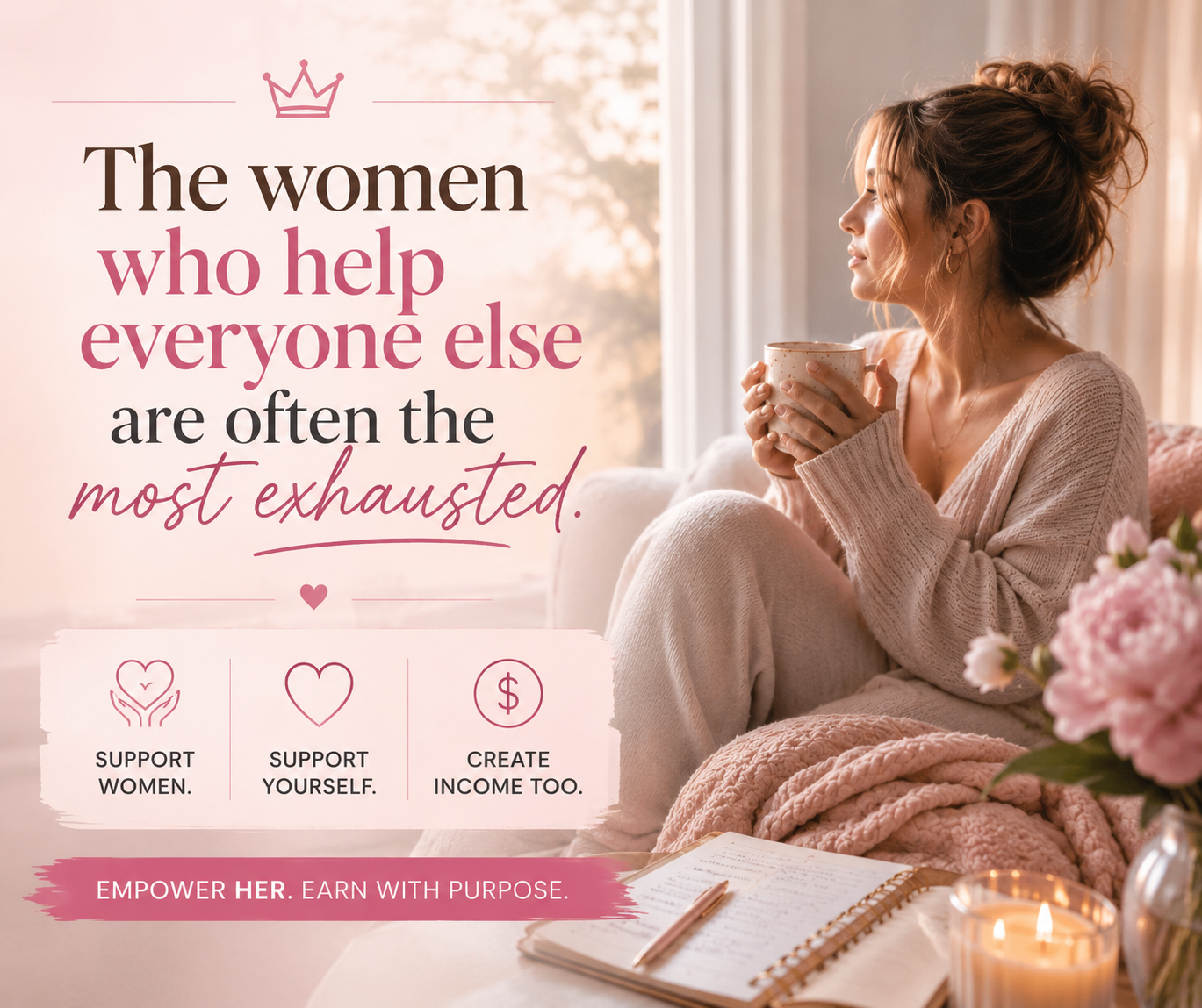 Angela Firefly - Create a life and business you love Facebook ad