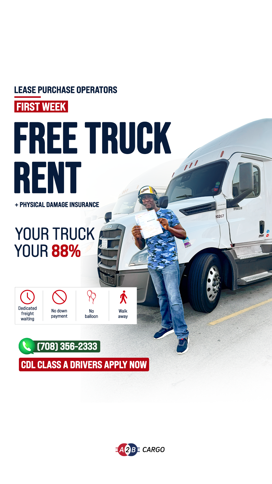 A2B Cargo Facebook ad