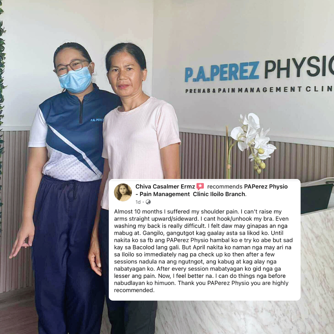 PAPerez Physio - Pain Management Clinic Iloilo Branch Facebook ad: Shoulder Pain Management in Mandurriao, Iloilo
