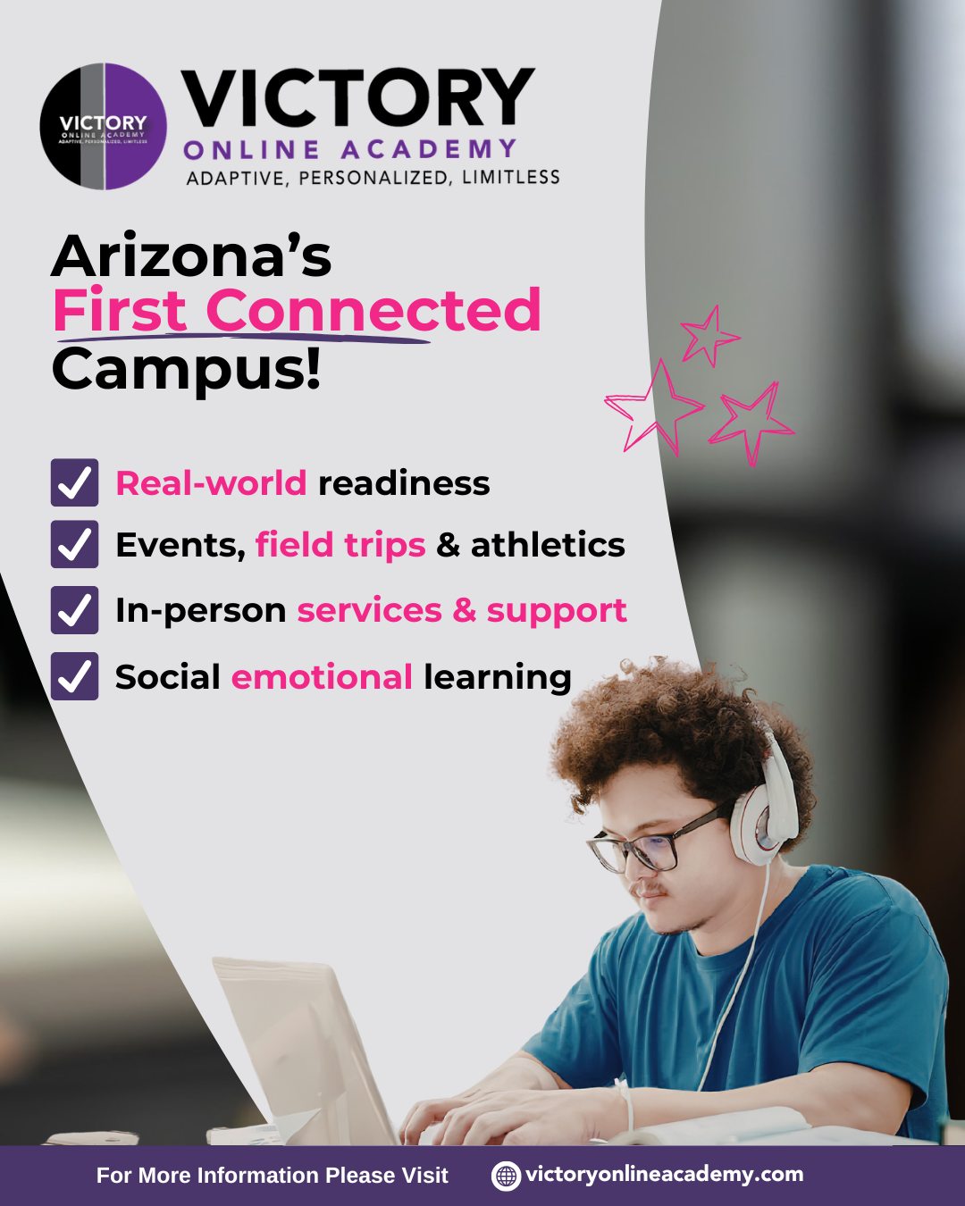 Victory Online Academy Facebook ad