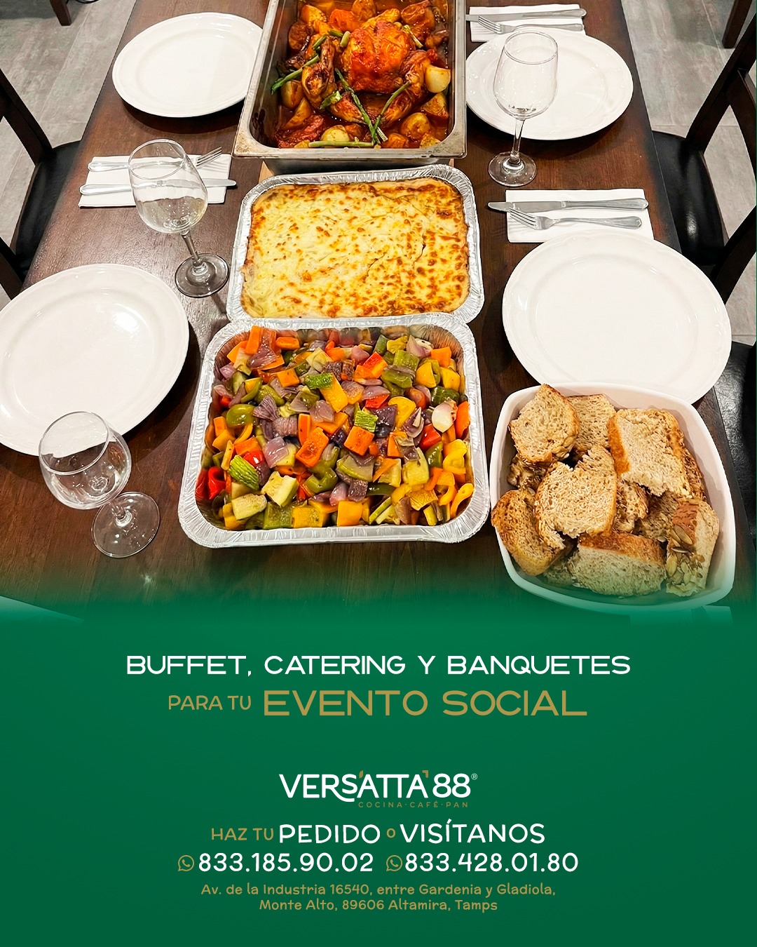 Versatta 88 Restaurante, Cafetería,  Panadería Facebook ad