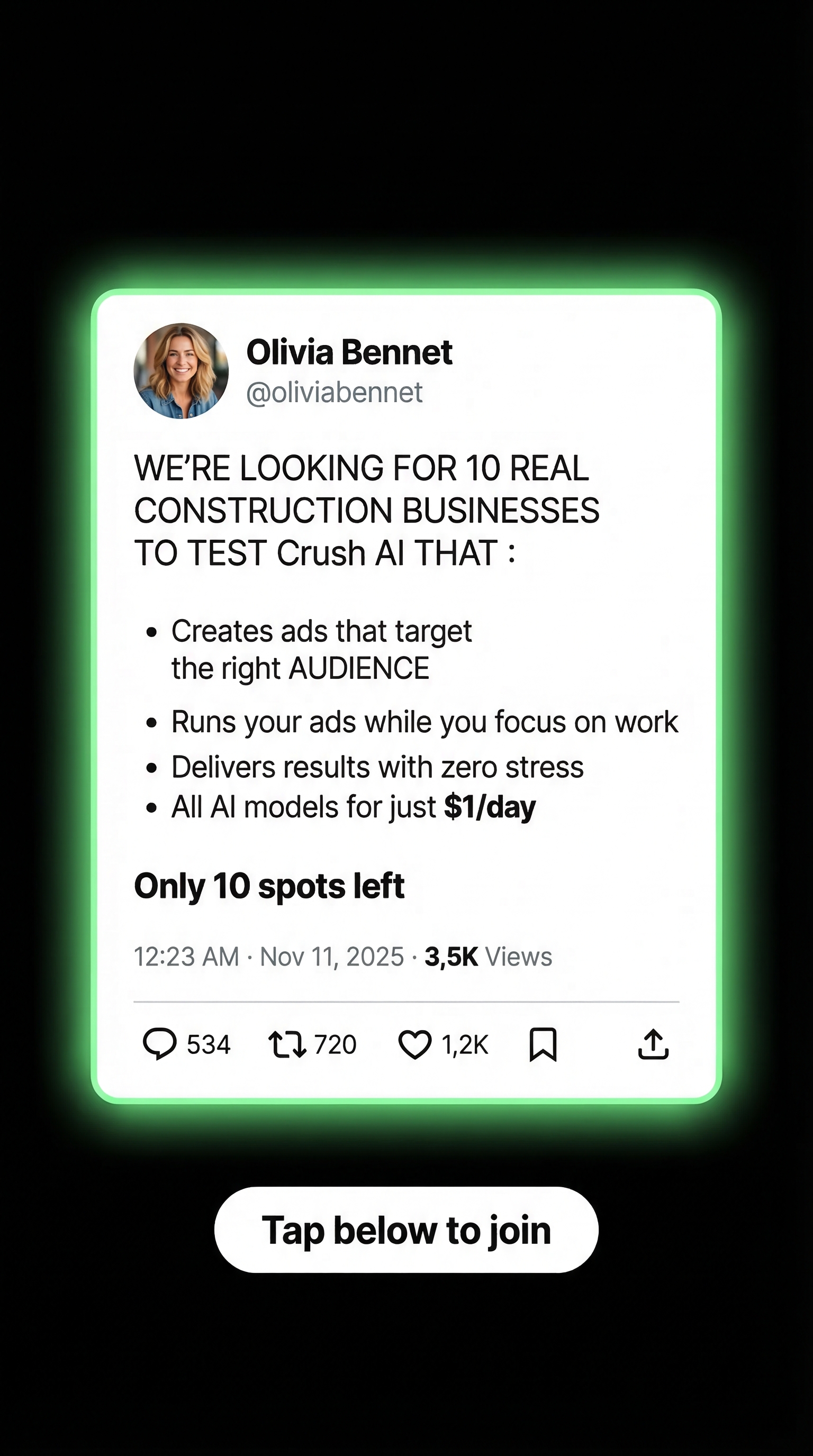 Mike Johnson - AI Marketing Facebook ad