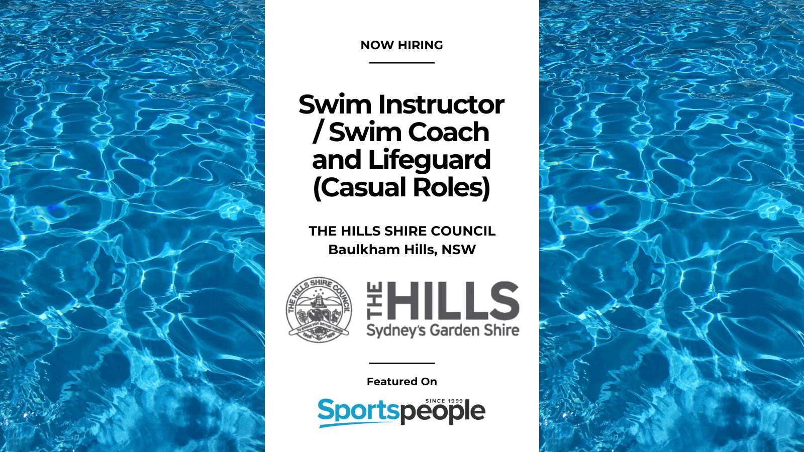 Sportspeople - Australia's Largest Sports Jobsite Facebook ad: Swim Instructor / Swim Coach and Lifeguard (Casual Roles)…