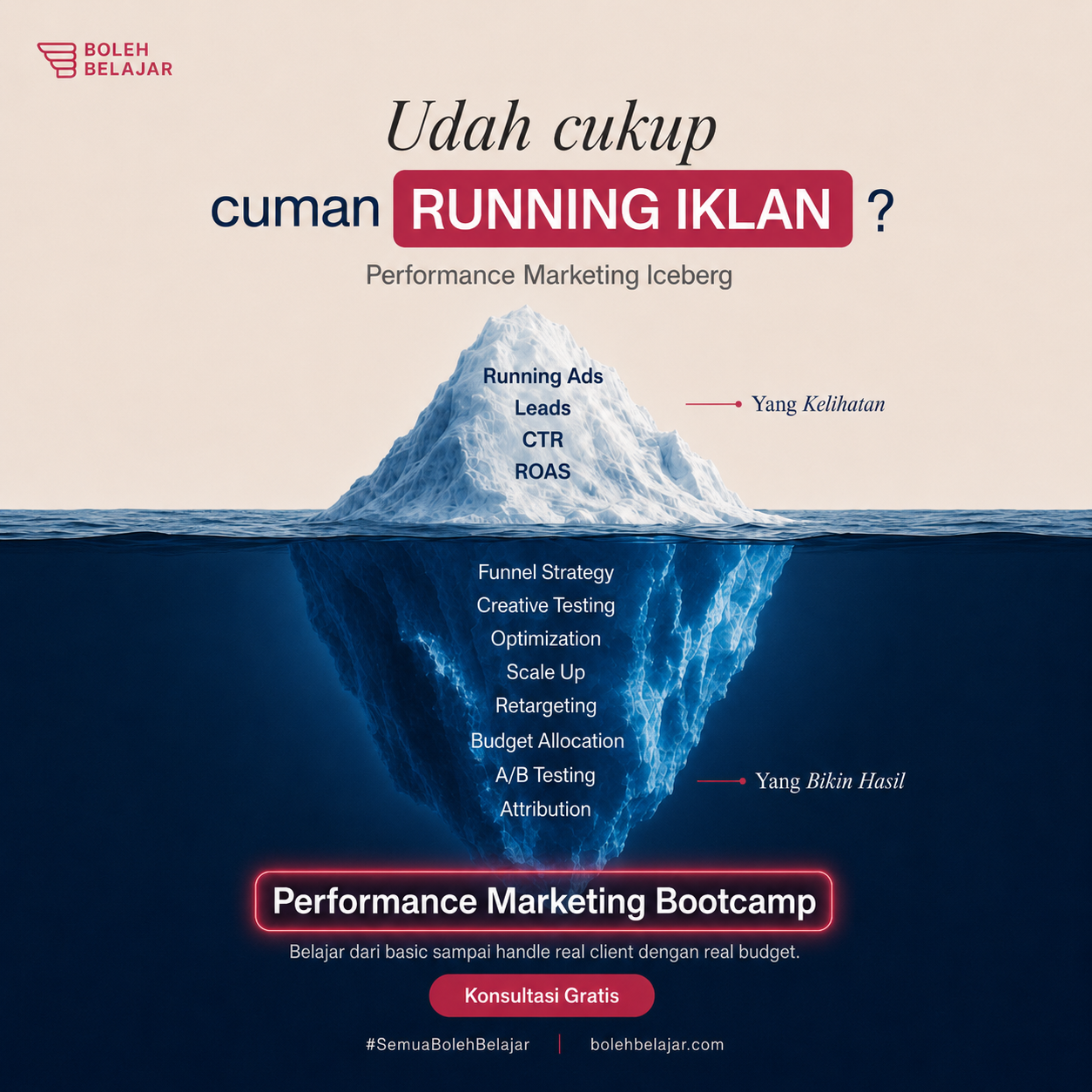 Bolehbelajar Facebook ad