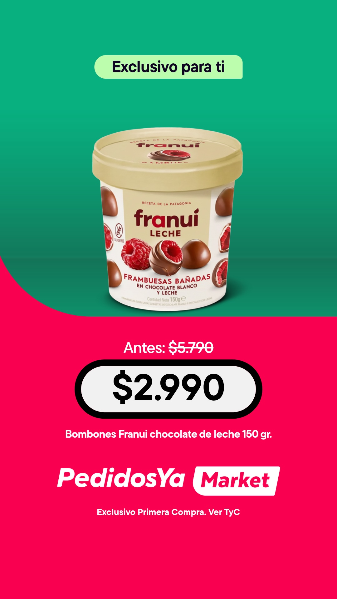 PedidosYa Facebook ad