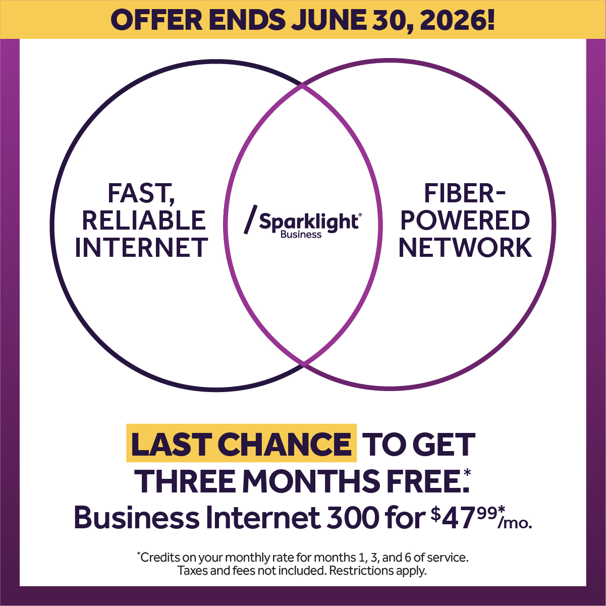 Sparklight Business Facebook ad from Jun 3, 2026
