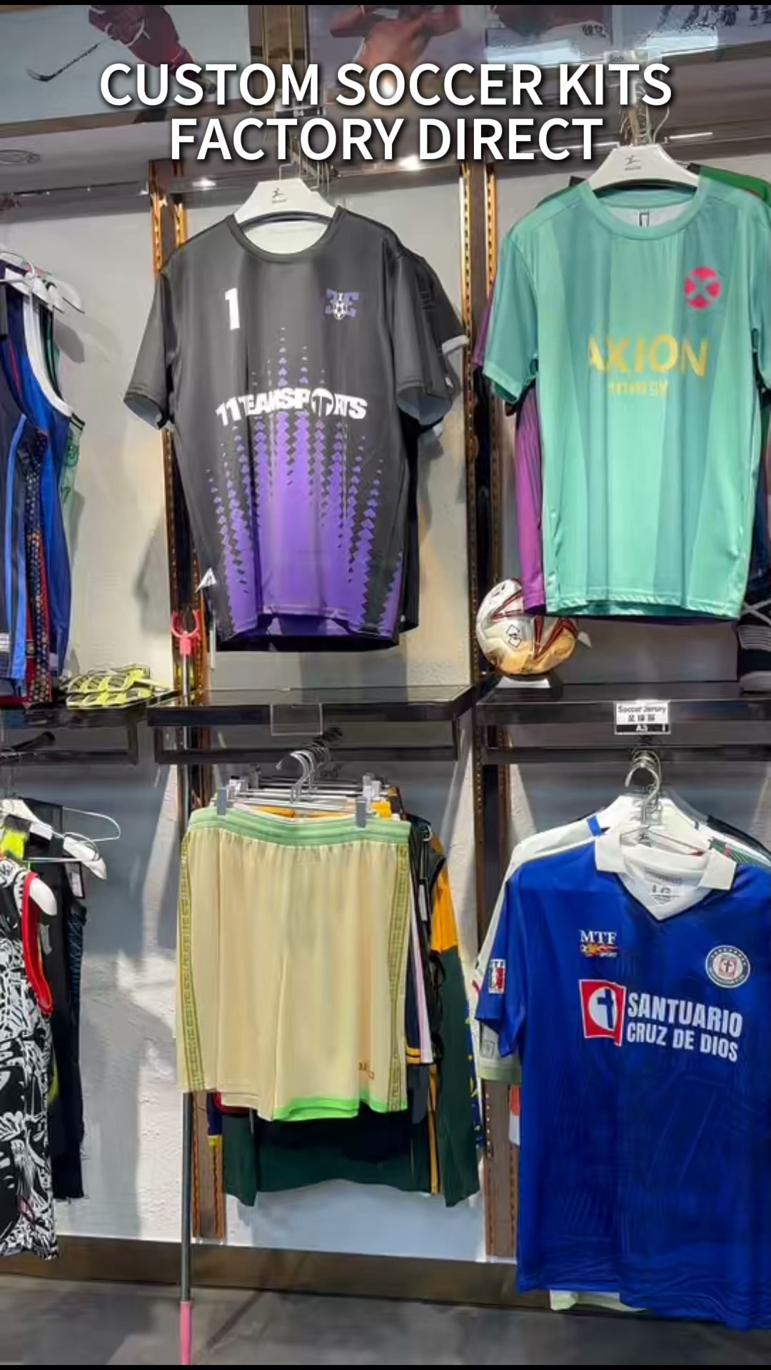 Healong Custom Soccer Jerseys Facebook ad: Custom Soccer Jerseys | MOQ 10