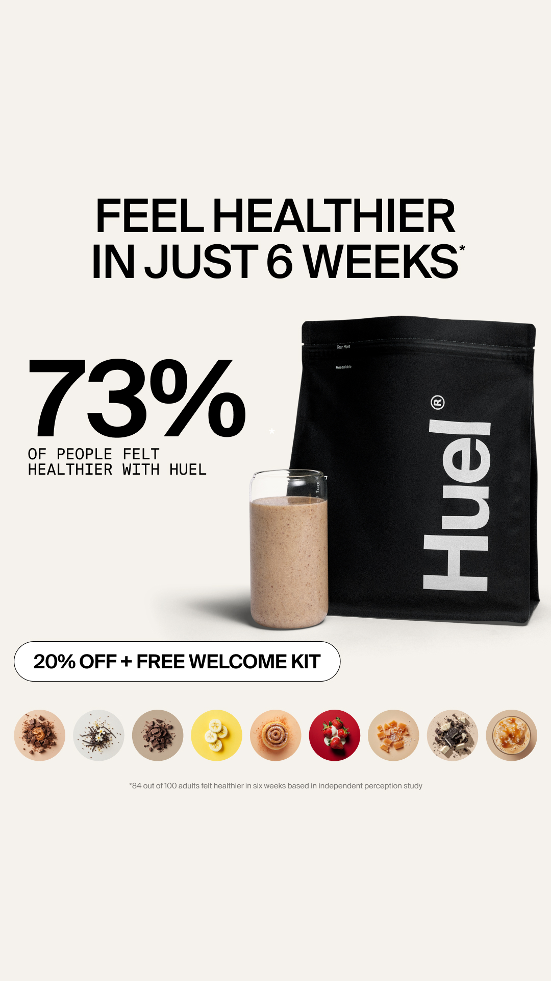 Huel Facebook ad