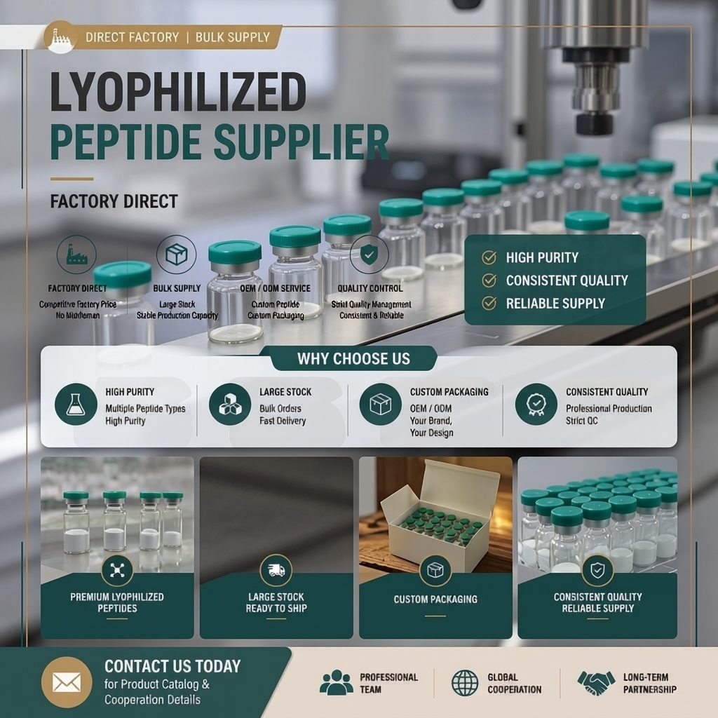 Eric Rogers Facebook ad: Peptide Manufacturer | US Distributors Wanted