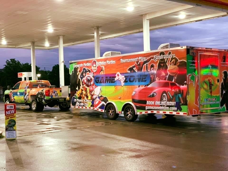 Game Zone Bham Facebook ad: Game Zone Bham Video Game Truck in Birmingham Alabama