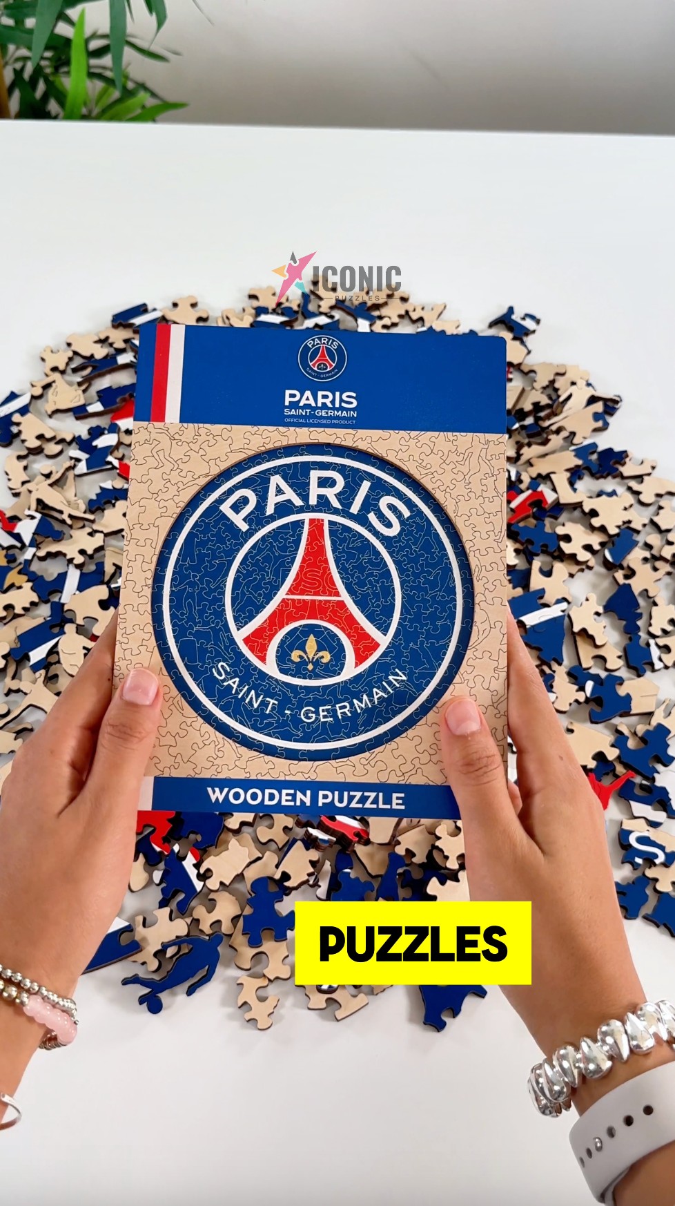 Iconic Puzzles FR Facebook ad: Pour les vrais fans du PSG!