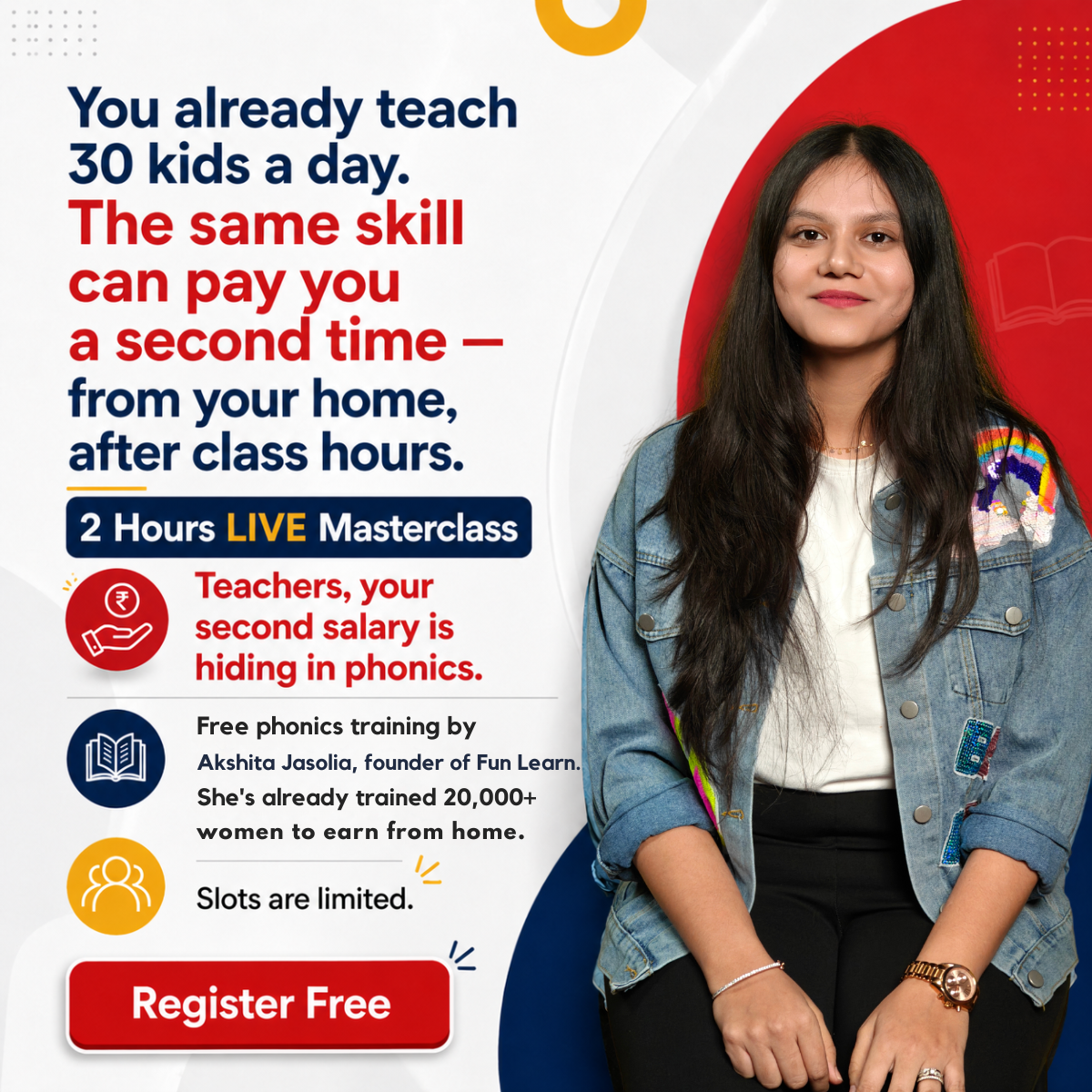 Akshita Jasolia Facebook ad