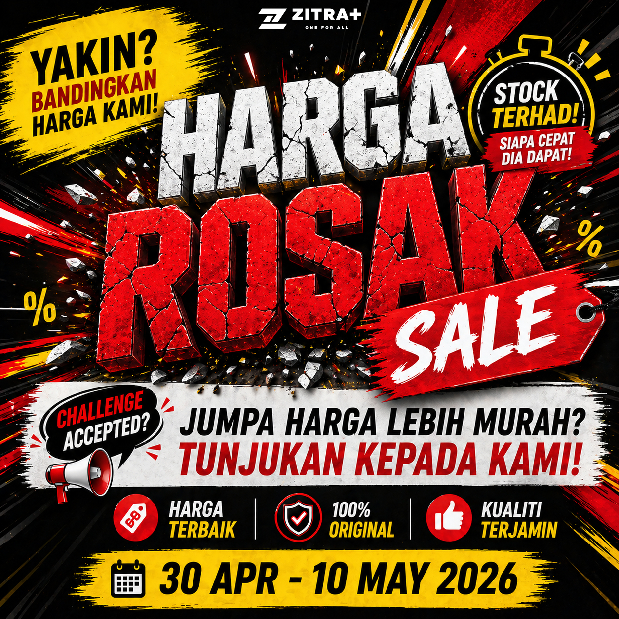 Zitra+ Facebook ad