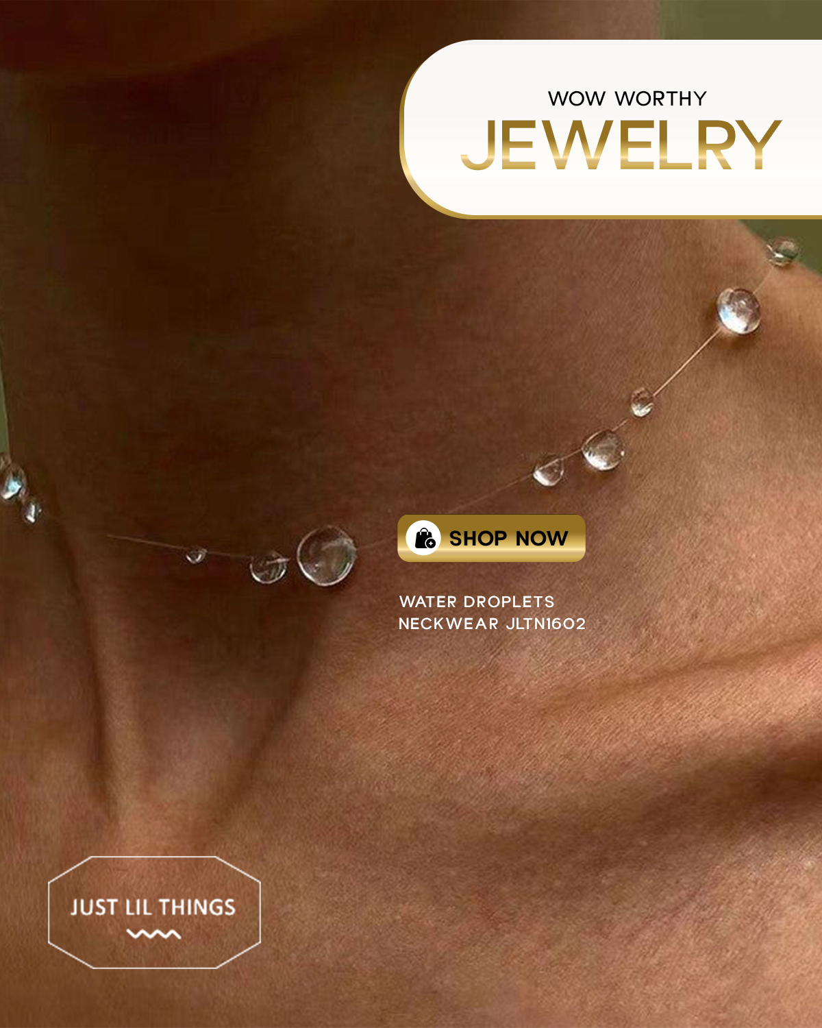 Just Lil Things Facebook ad: When jewellery becomes the highlight