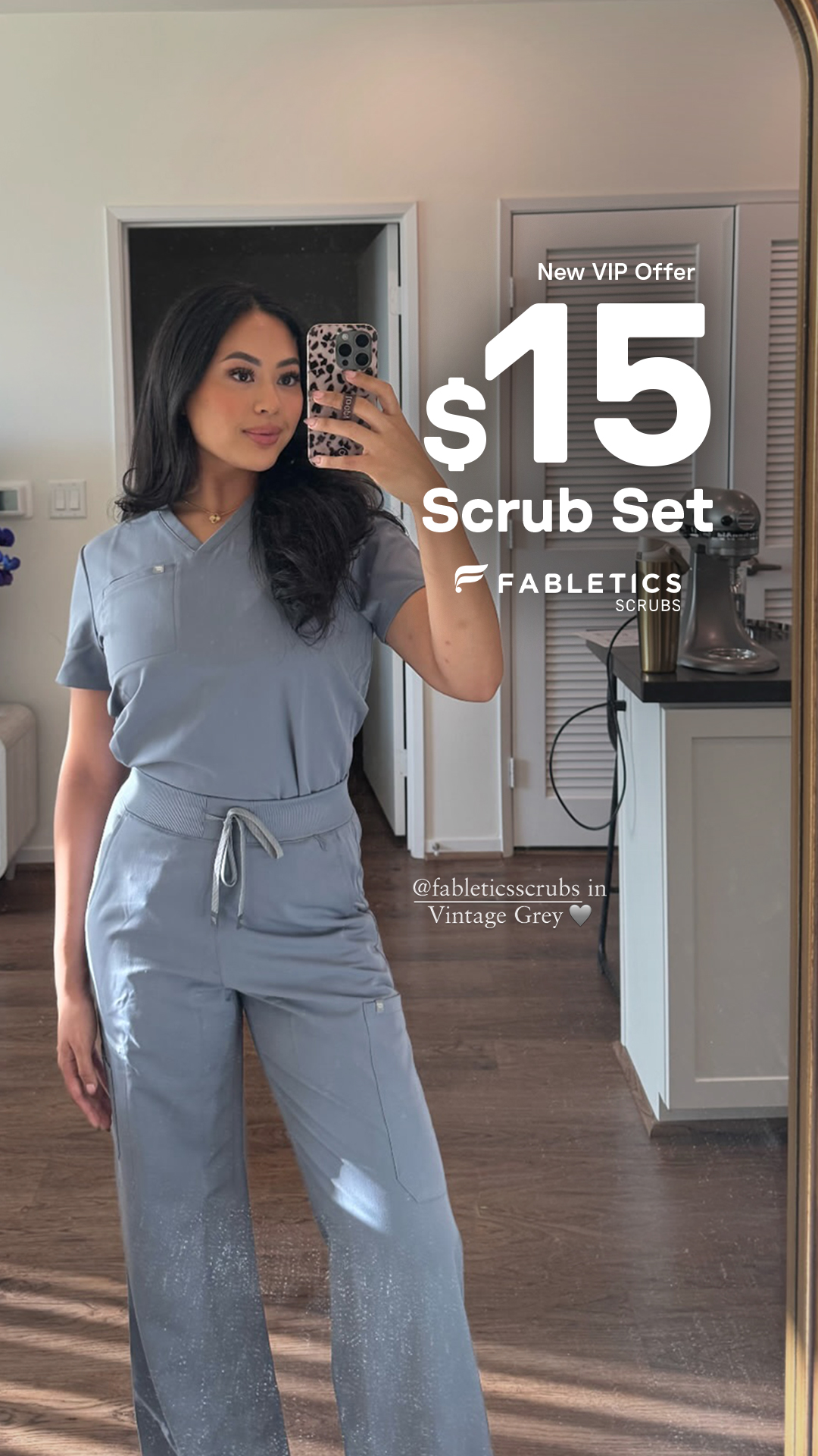 Fabletics Scrubs Facebook ad