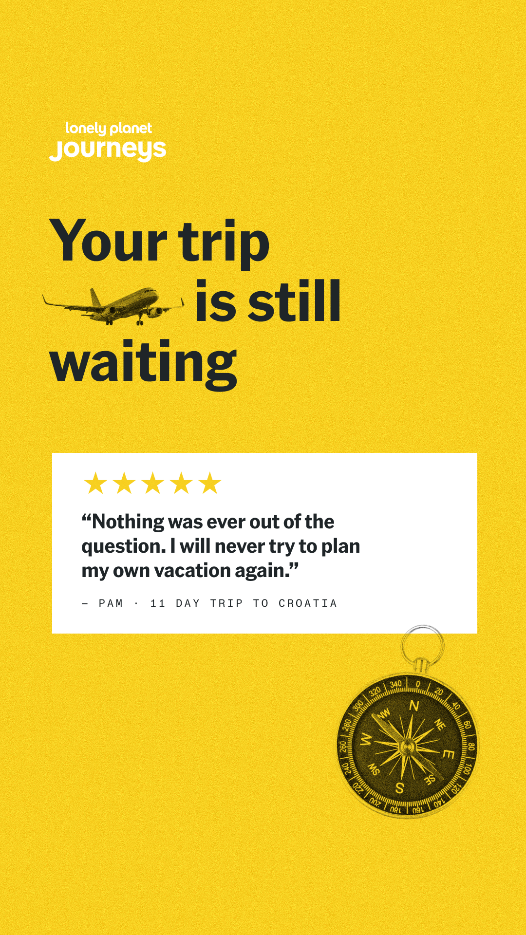 Lonely Planet Journeys Facebook ad: Want the local route?