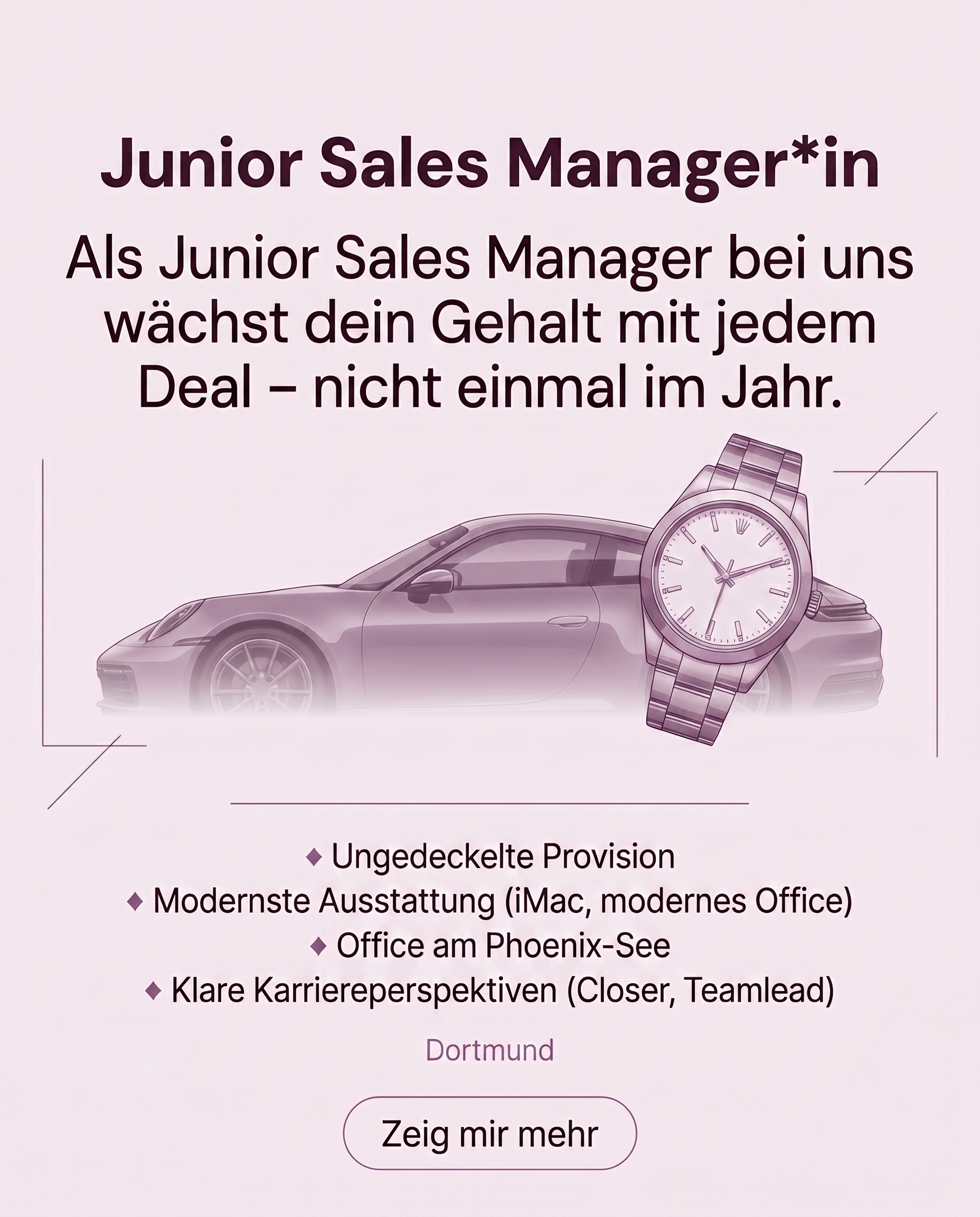 Bewerberboost Facebook ad from Jun 9, 2026