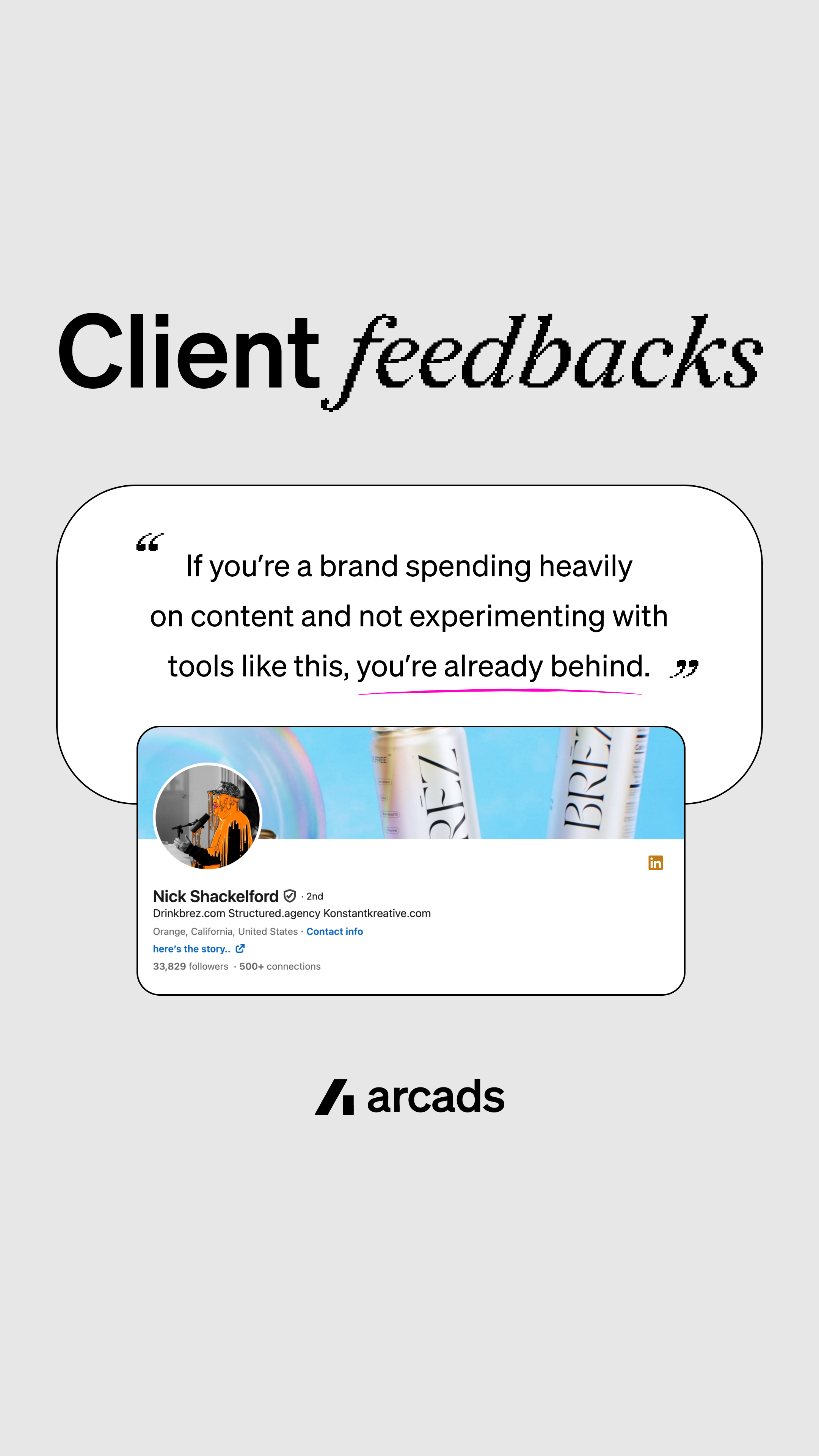 Arcads AI Facebook ad