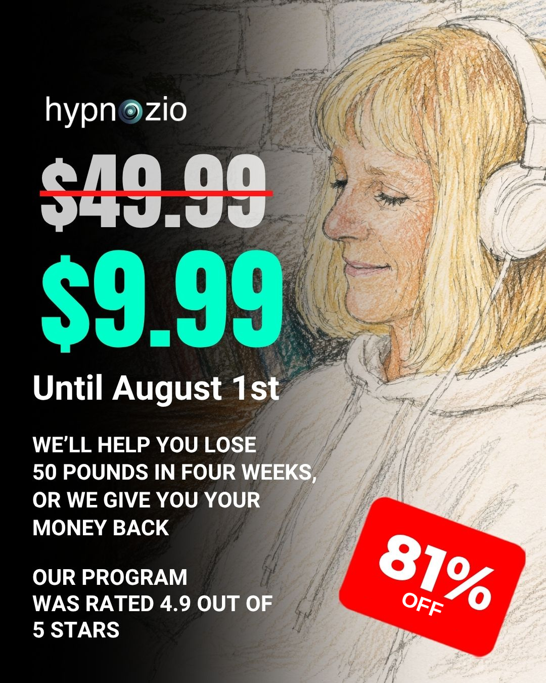 Hypnozio: power of hypnotherapy Facebook ad