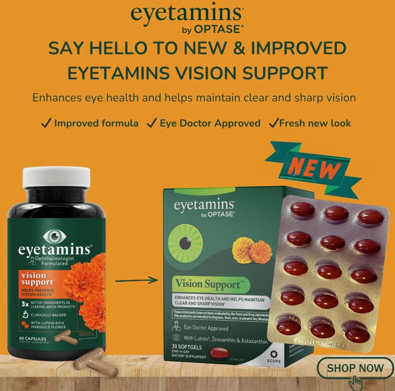 Eyetamins Facebook ad