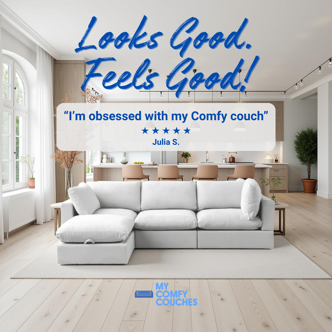My Comfy Couches Facebook ad: Best Couch EVER!