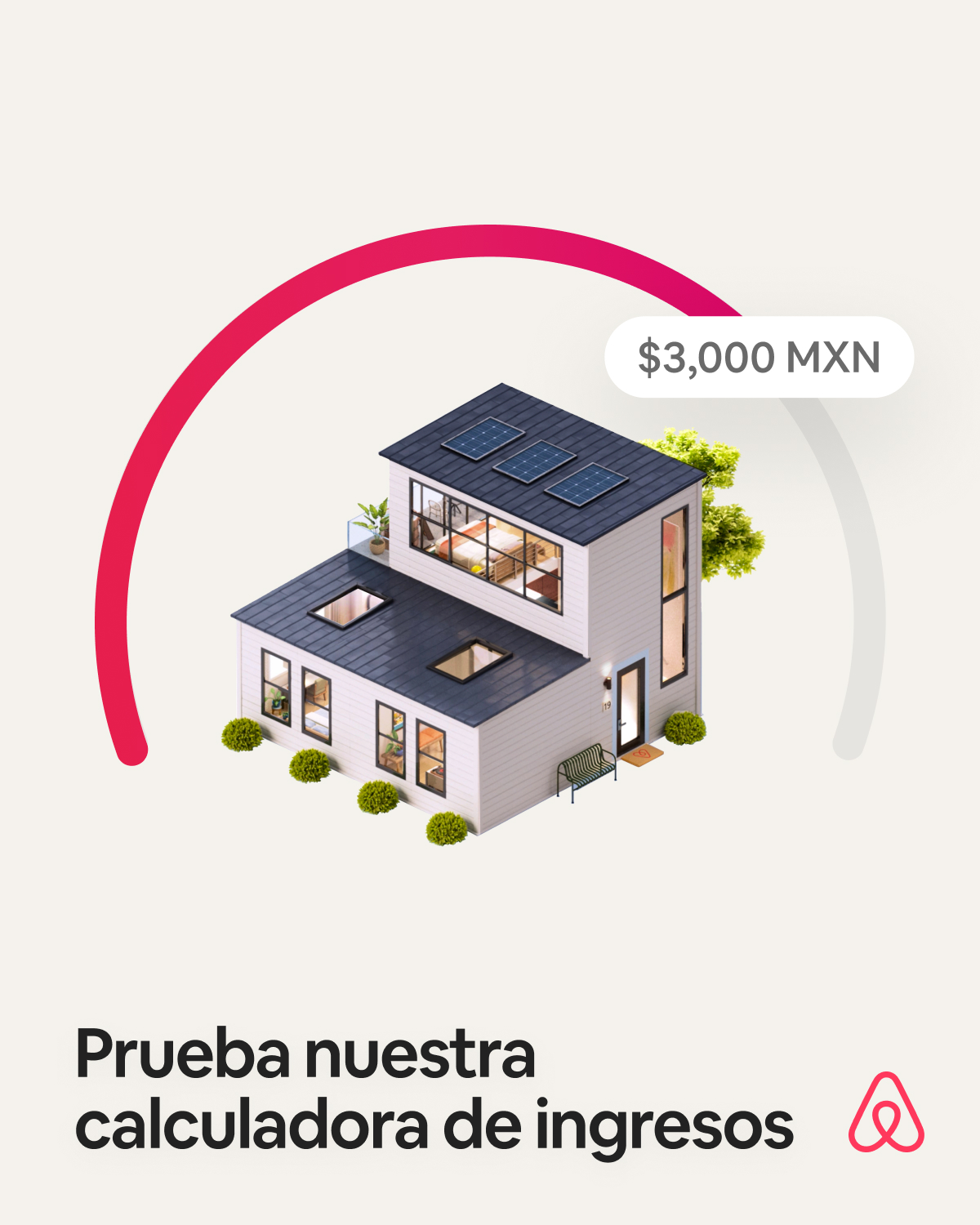 Airbnb Facebook ad