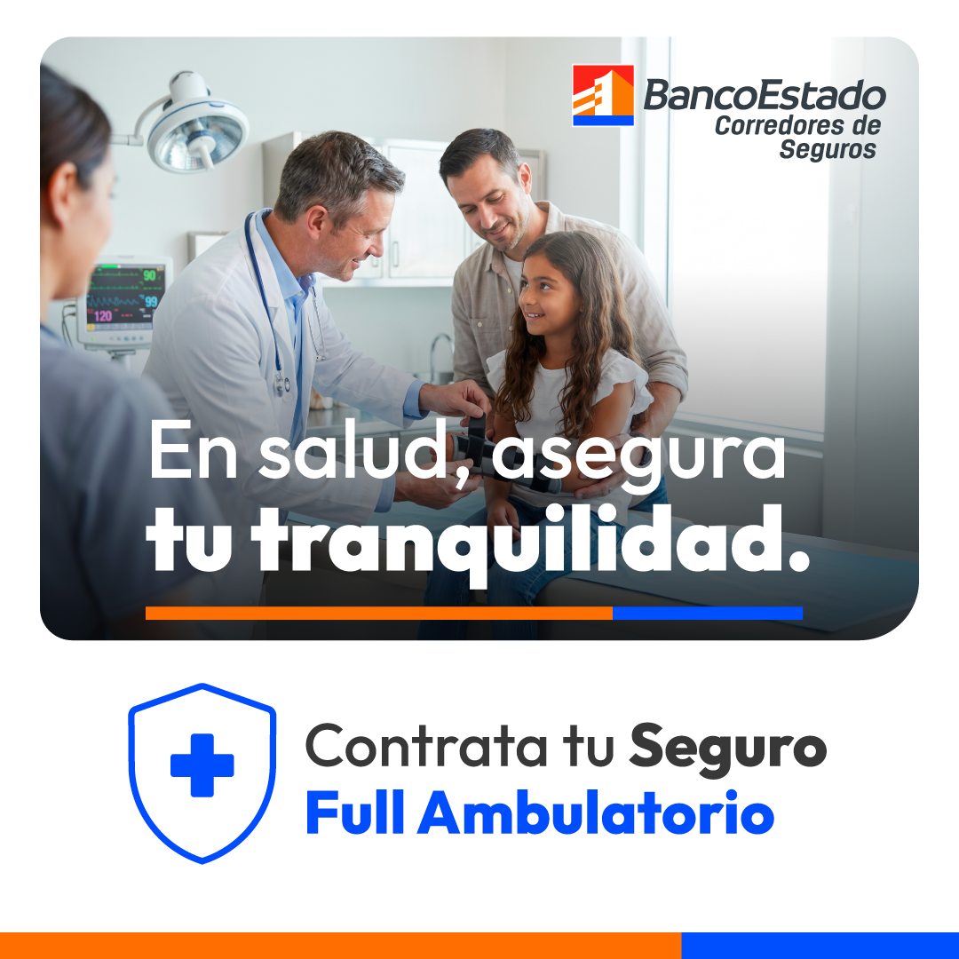 BancoEstado Facebook ad: ¡En salud, asegura tu tranquilidad!