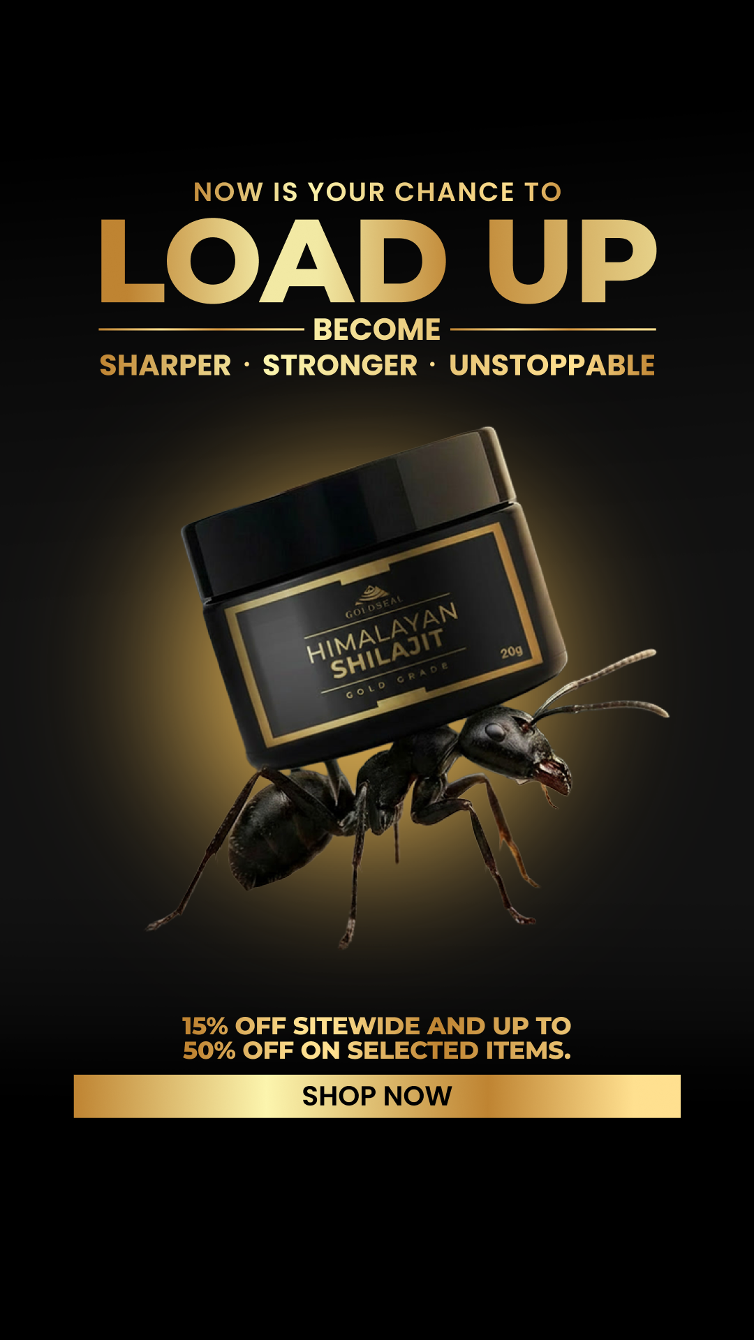 Gold Seal Shilajit Facebook ad