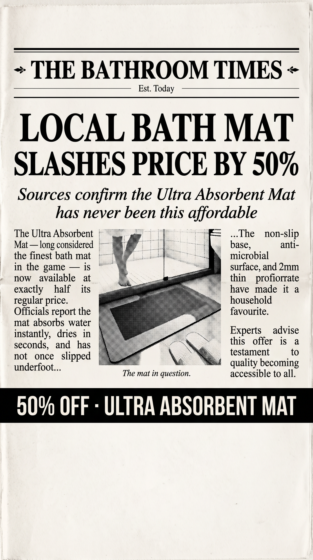 OzBath Facebook ad