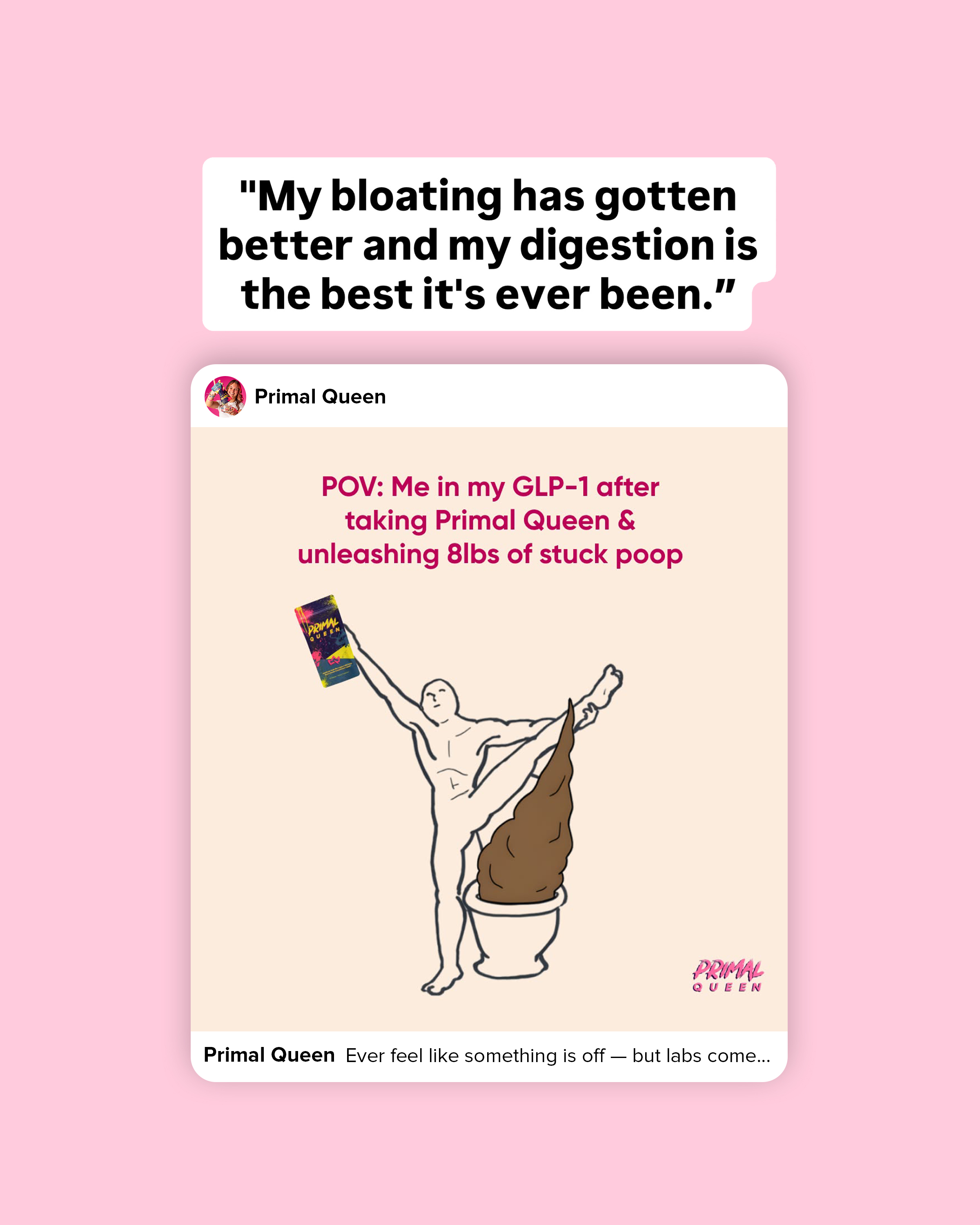 Primal Queen Facebook ad
