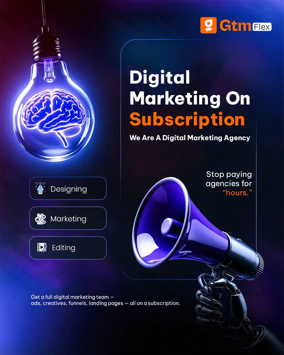 GTMFlex Facebook ad from Jan 10, 2026
