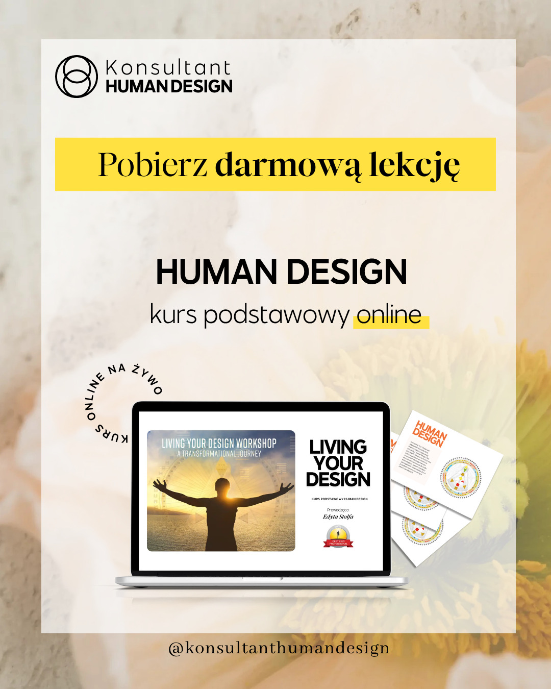 Konsultant Human Design Facebook ad: Darmowa lekcja Human Design
