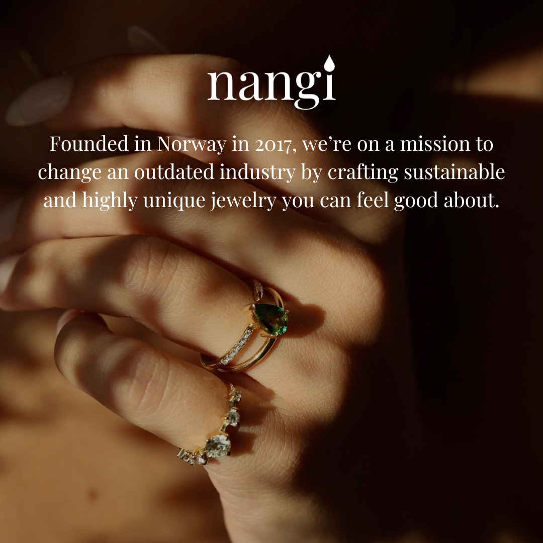 Nangi Fine Jewelry Facebook ad: We’re on a mission to change an outdated…