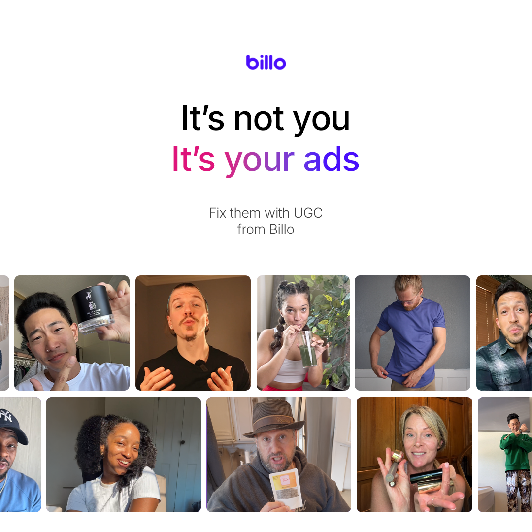 Billo Facebook ad