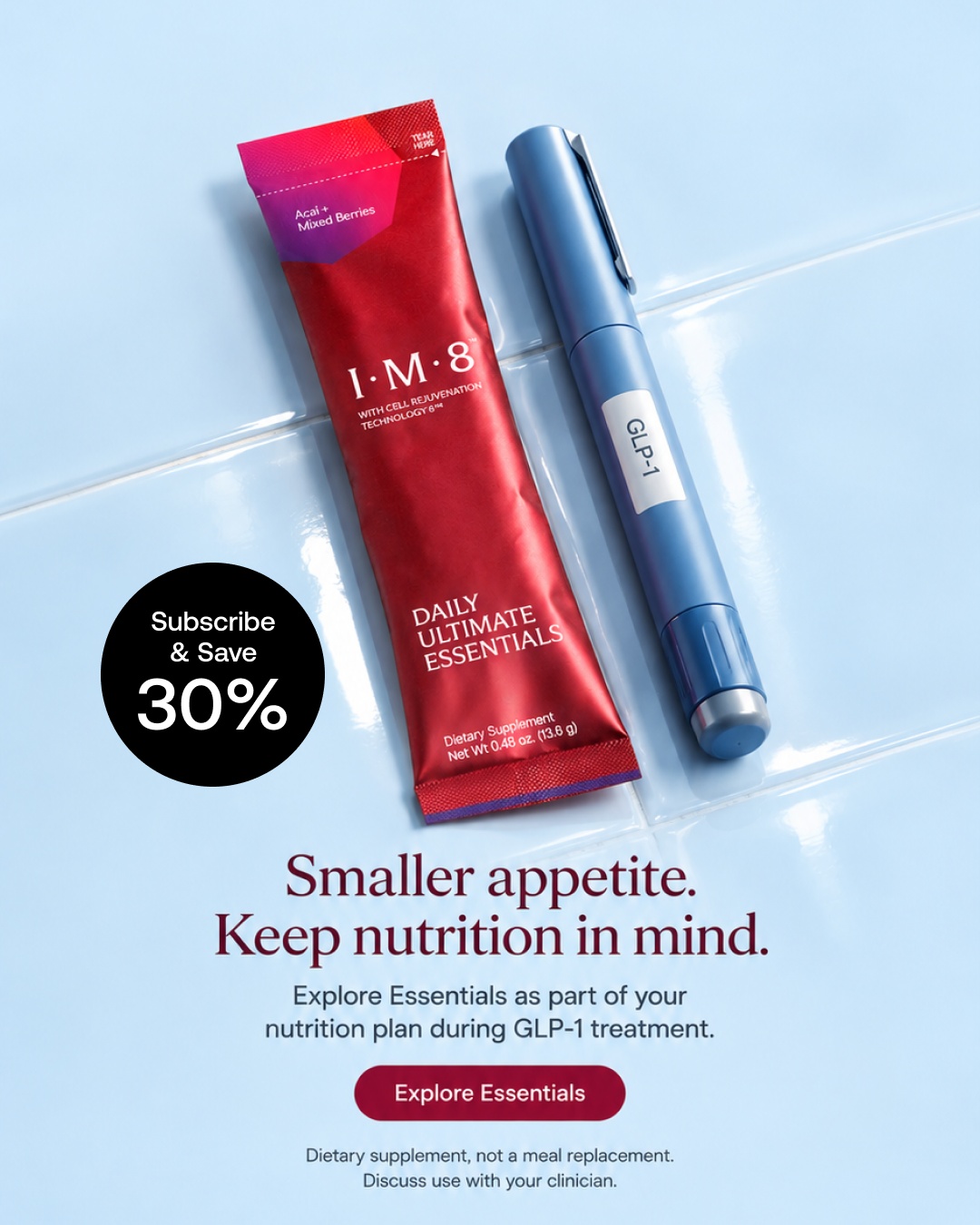 IM8 Health Facebook ad