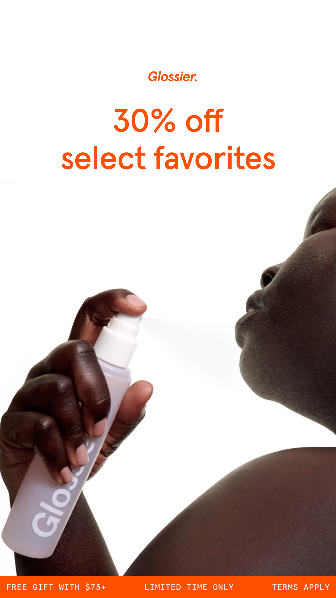 Glossier Facebook ad