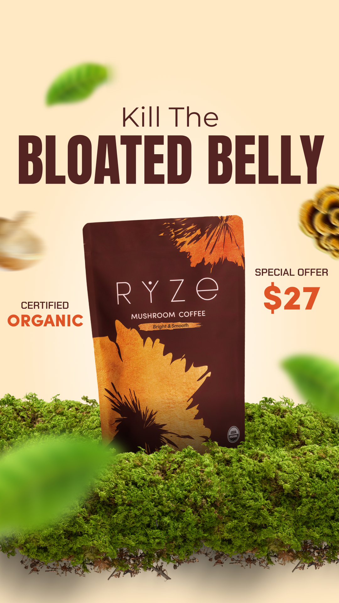 RYZE Superfoods Facebook ad