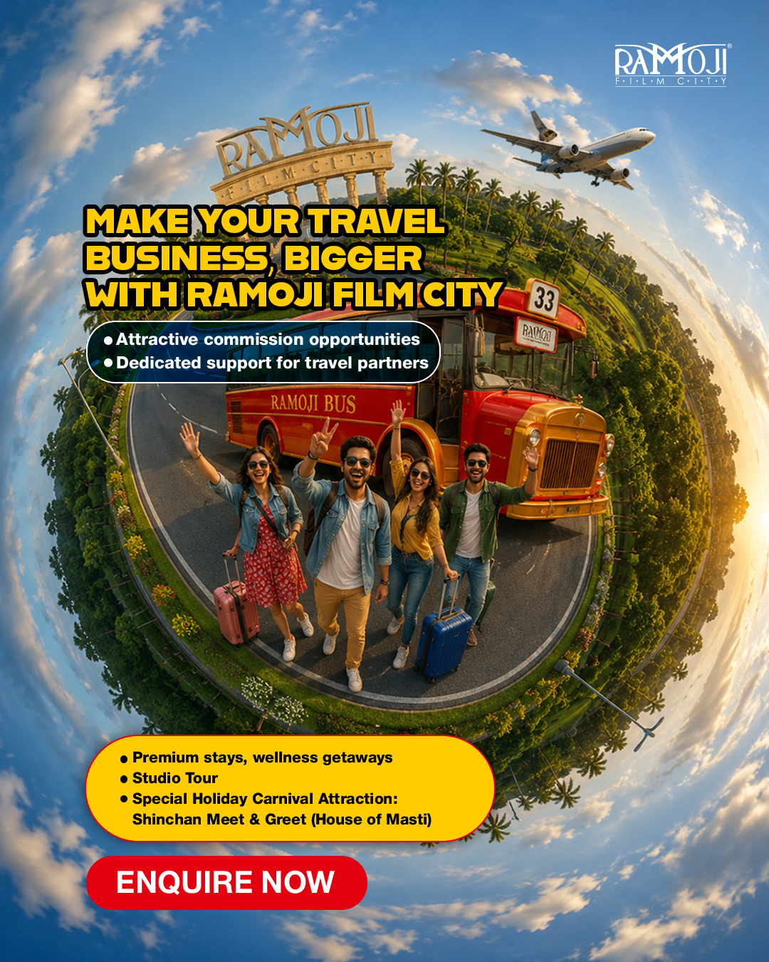 Ramoji Film City Facebook ad