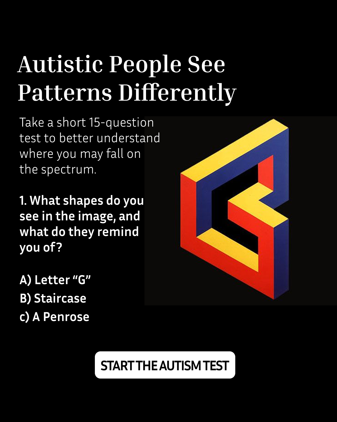 Personality Test: Created by Experts  Facebook ad