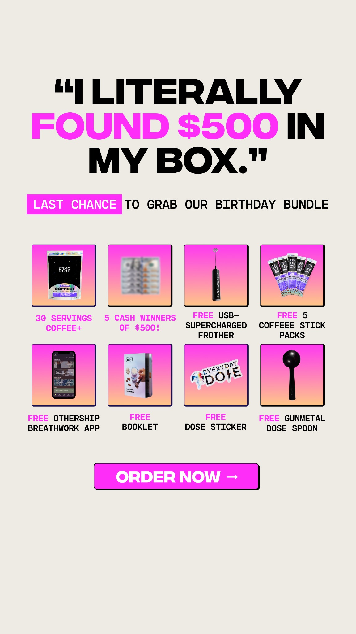Everyday Dose Facebook ad