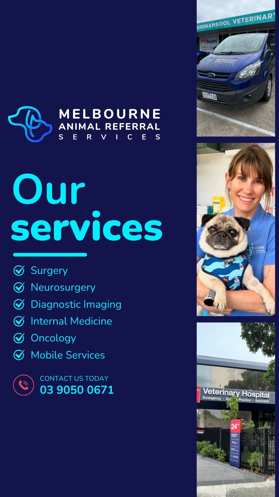 Melbourne Animal Referral Services Facebook ad