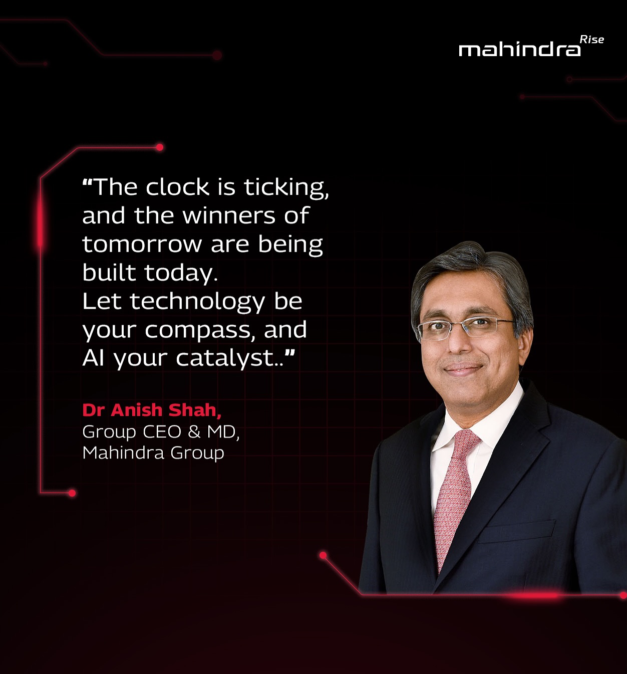 Mahindra Group Facebook ad: Mahindra celebrates the innovations shaping our future…
