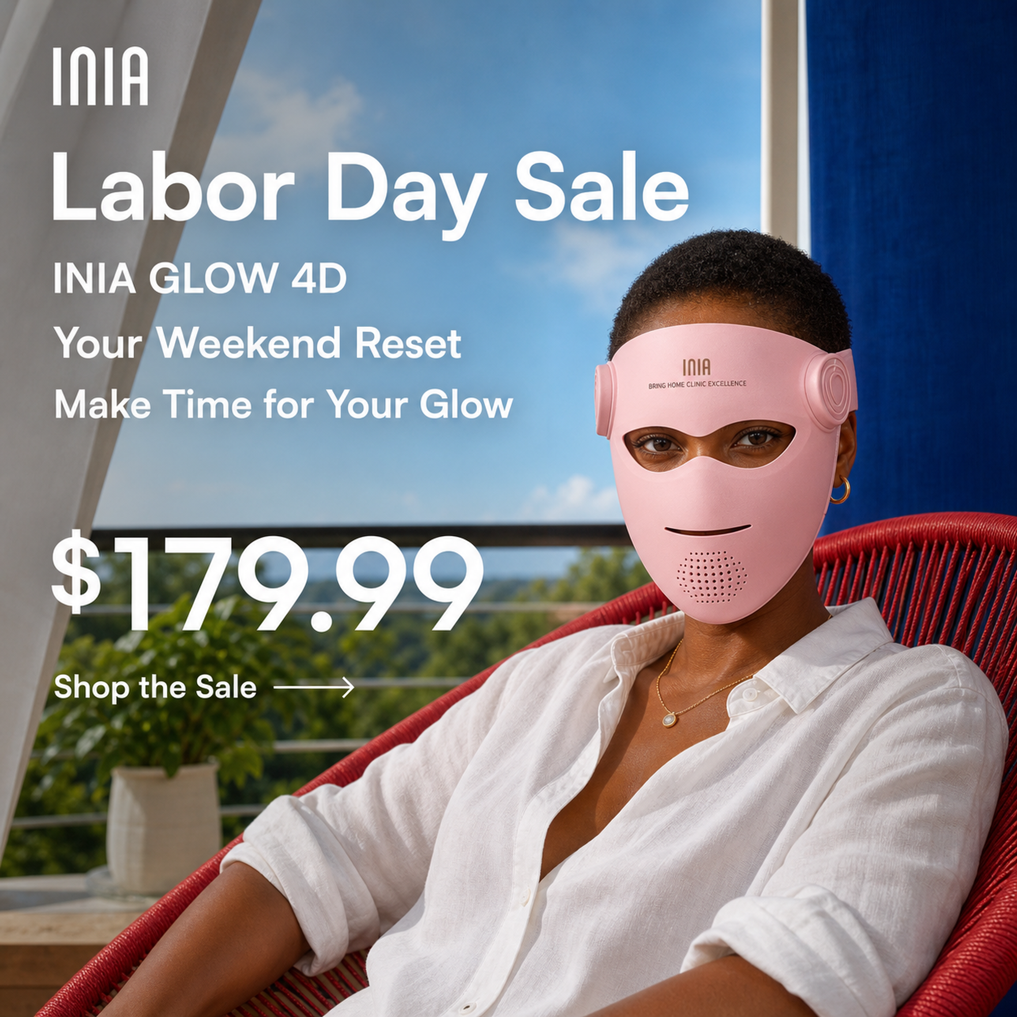 Nicole Domuret Facebook ad: Your skin’s upgrade starts today